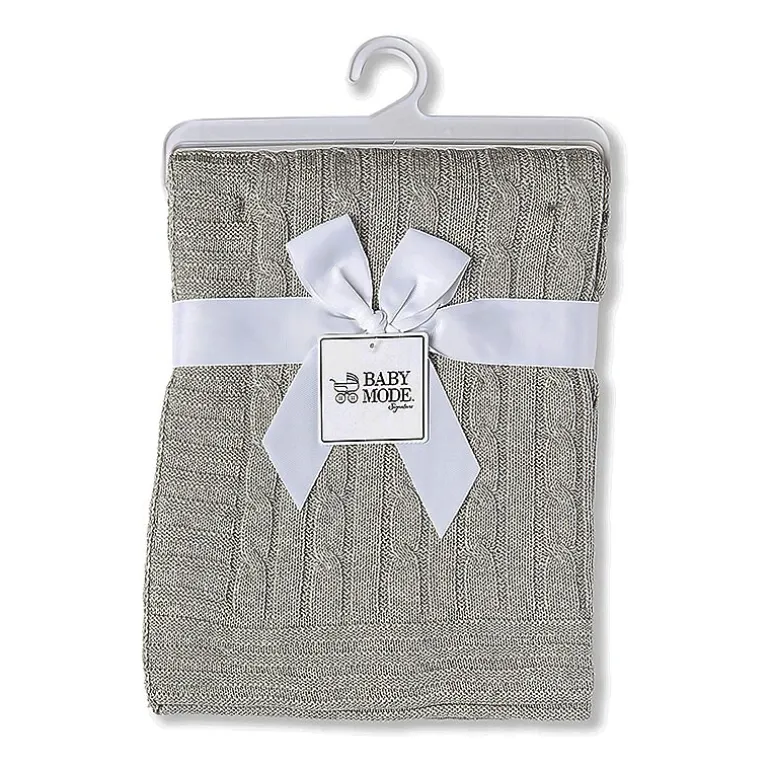 3 Stories Trading Company Baby Cable Knit Gift Set 2-pc. Baby Blanket