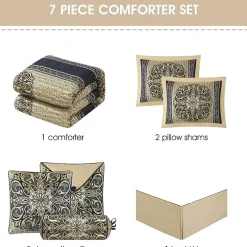 Stratford Park Austin 7pc Midweight Comforter Set