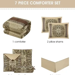 Stratford Park Austin 7pc Midweight Comforter Set