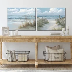 Streamline Art Sea Oats Canvas Art