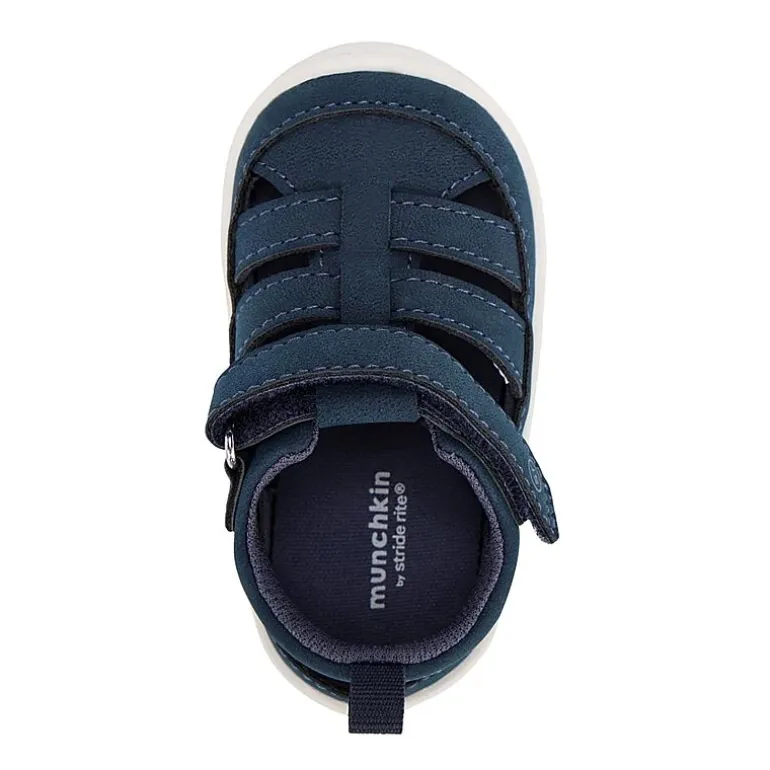 stride rite® Munchkin Dillon Boys Round Closed Toe Slip-On Shoe