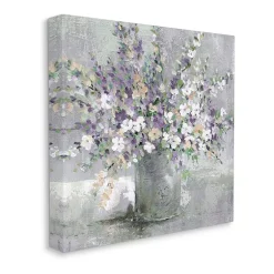 Stupell Industries Blossoming Aster Flower Bouquet Canvas Art