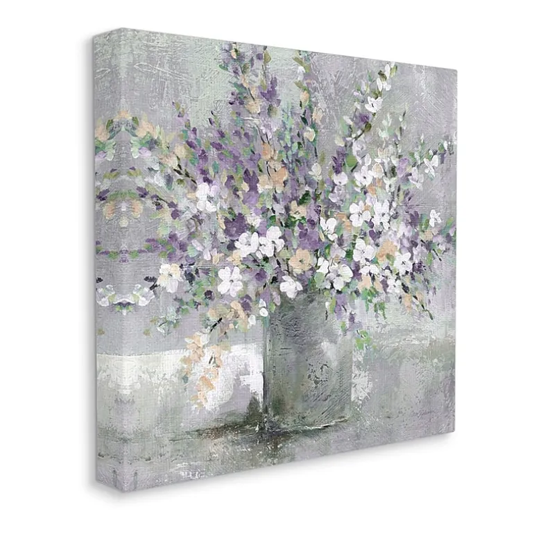 Stupell Industries Blossoming Aster Flower Bouquet Canvas Art