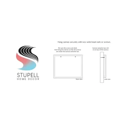 Stupell Industries Green Botanical Abstract Leaves Canvas Art