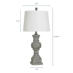 Stylecraft 31.25" Bullwell Table Lamp