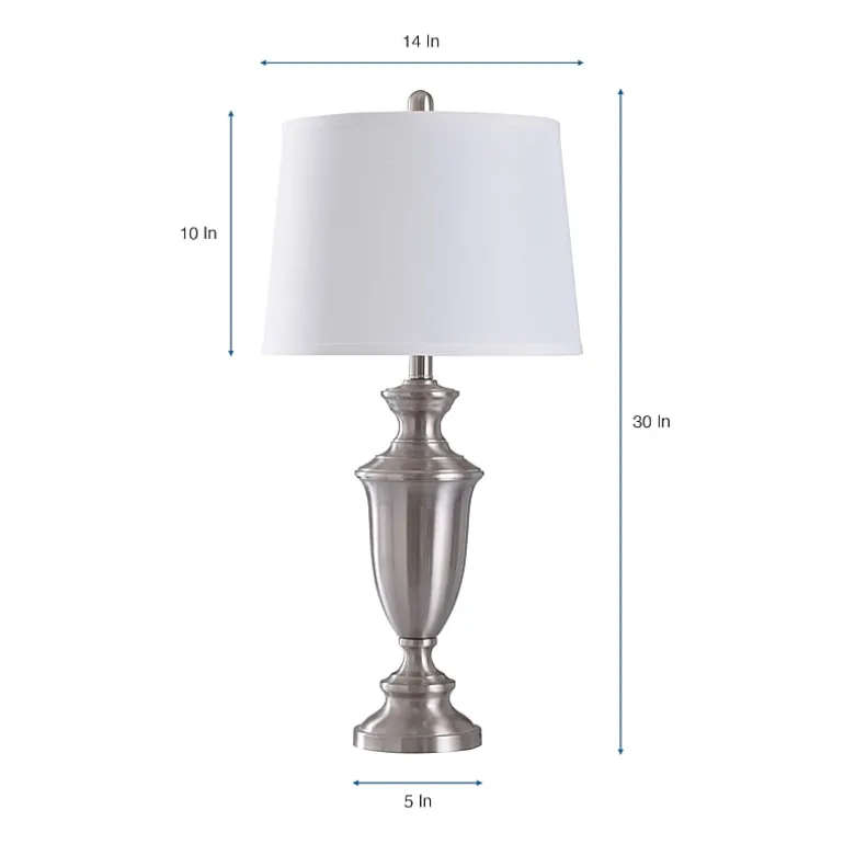 Stylecraft 30" Classic Steel Table Lamp