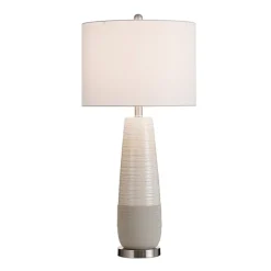 Stylecraft Evian Two-Tone Ceramic Table Lamp