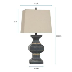 Stylecraft 32.25" Malta Table Lamp