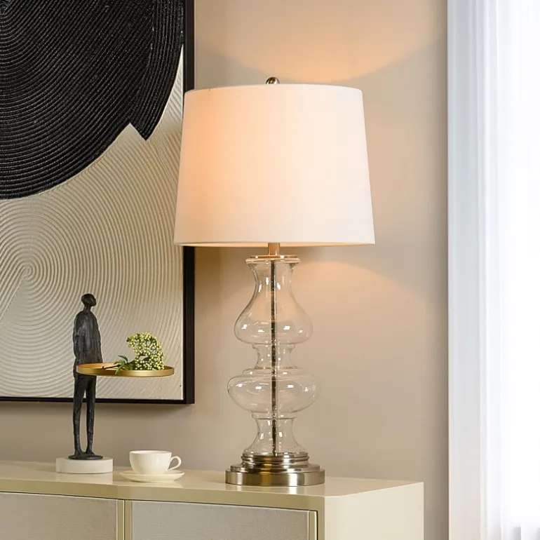 Stylecraft 32" Timeless Glass Table Lamp