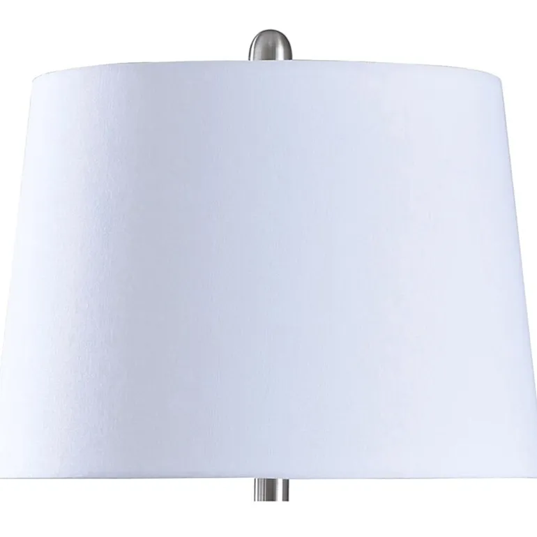 Stylecraft 15.5 W Off-White & Blue Ceramic Table Lamp