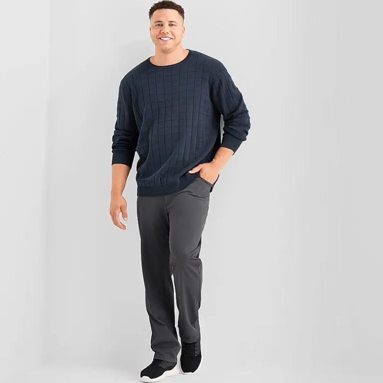 Stylus Big and Tall Mens Crew Neck Long Sleeve Pullover Sweater