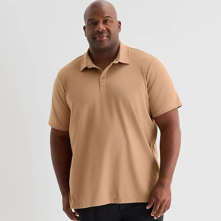 Stylus Big and Tall Mens Regular Fit Short Sleeve Polo Shirt