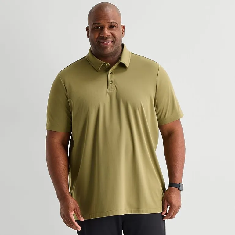 Stylus Big and Tall Mens Regular Fit Short Sleeve Polo Shirt