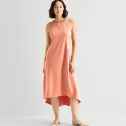 Stylus Easy Tank Womens Crew Neck Sleeveless Maxi Dress