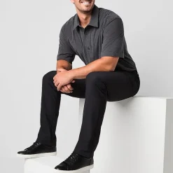 Stylus Mens Athletic Fit Big and Tall Flat Front Pant