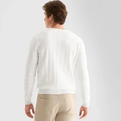Stylus Mens Crew Neck Long Sleeve Pullover Sweater