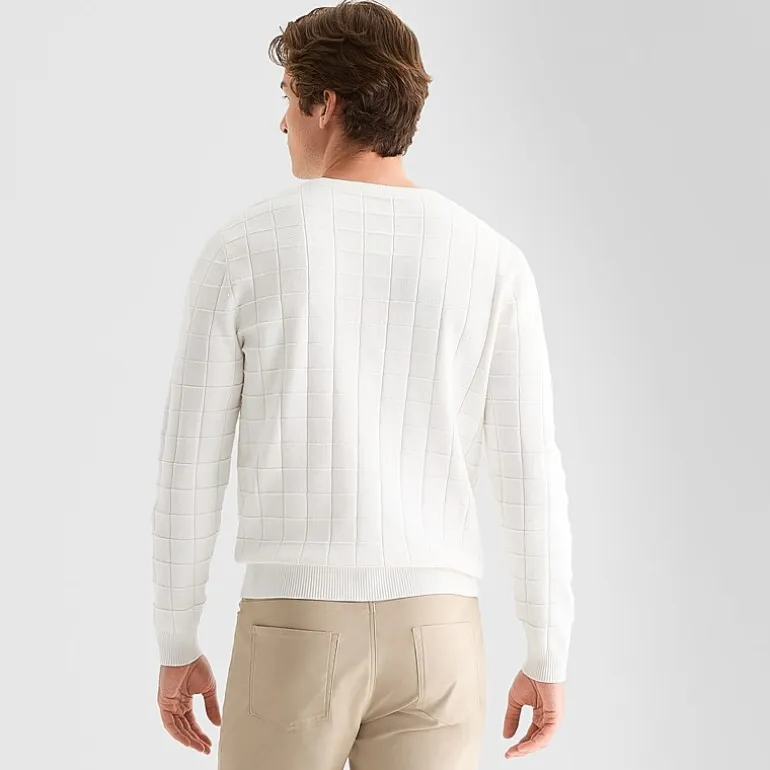 Stylus Mens Crew Neck Long Sleeve Pullover Sweater