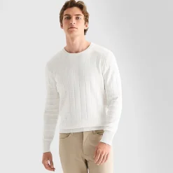 Stylus Mens Crew Neck Long Sleeve Pullover Sweater