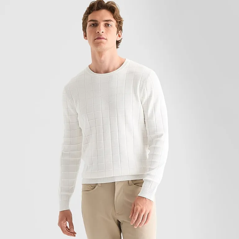 Stylus Mens Crew Neck Long Sleeve Pullover Sweater
