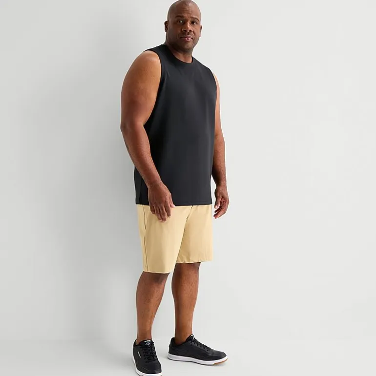 Stylus Mens Crew Neck Sleeveless Big and Tall Muscle T-Shirt