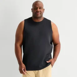 Stylus Mens Crew Neck Sleeveless Big and Tall Muscle T-Shirt