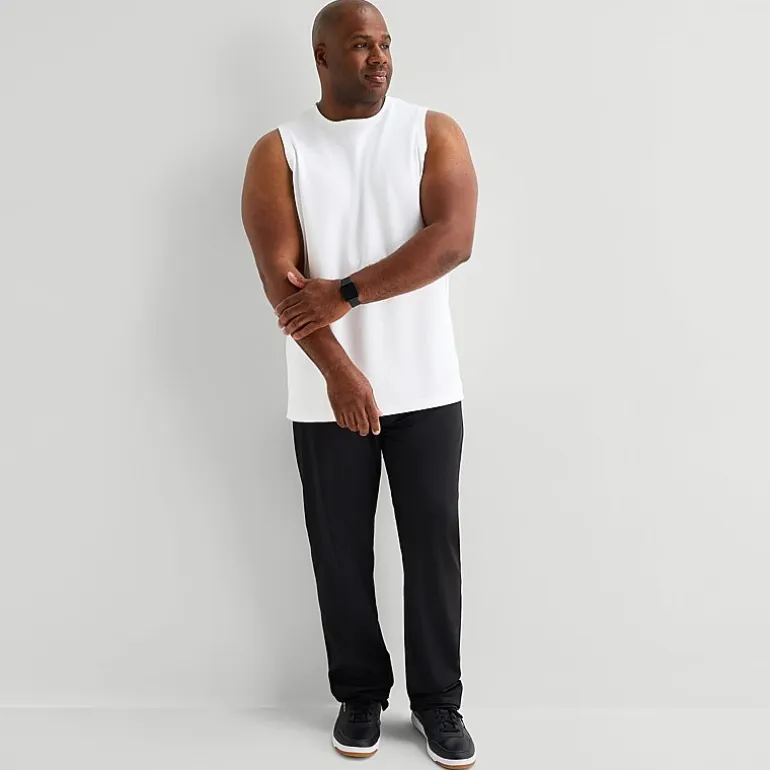 Stylus Mens Crew Neck Sleeveless Big and Tall Muscle T-Shirt