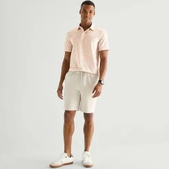 Stylus Mens Fitted Short Sleeve Polo Shirt