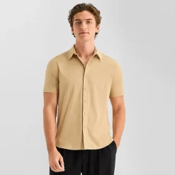 Stylus Mens Short Sleeve Regular Fit Button-Down Shirt