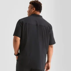 Stylus Mens Short Sleeve Regular Fit Big and Tall Button-Down Shirt