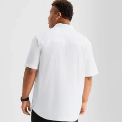 Stylus Mens Short Sleeve Regular Fit Big and Tall Button-Down Shirt
