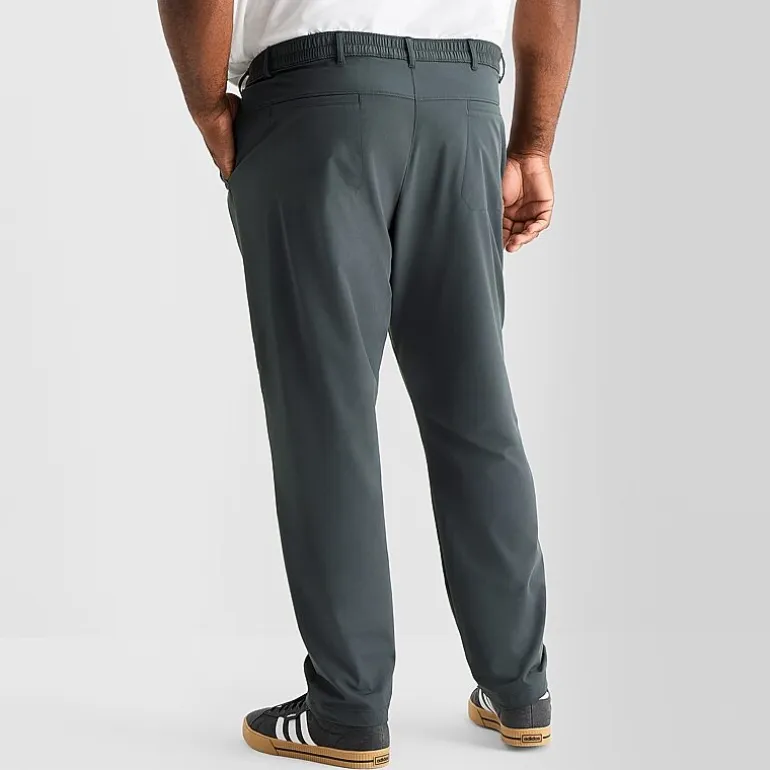 Stylus Mens Slim Fit Big and Tall Flat Front Pant