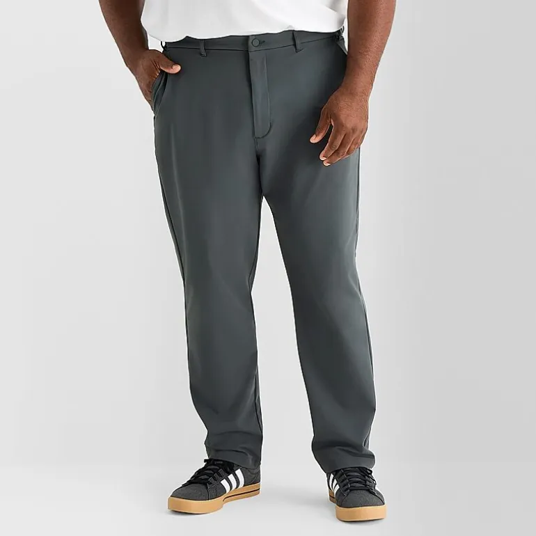 Stylus Mens Slim Fit Big and Tall Flat Front Pant
