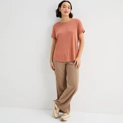 Stylus Womens Crew Neck Short Sleeve T-Shirt