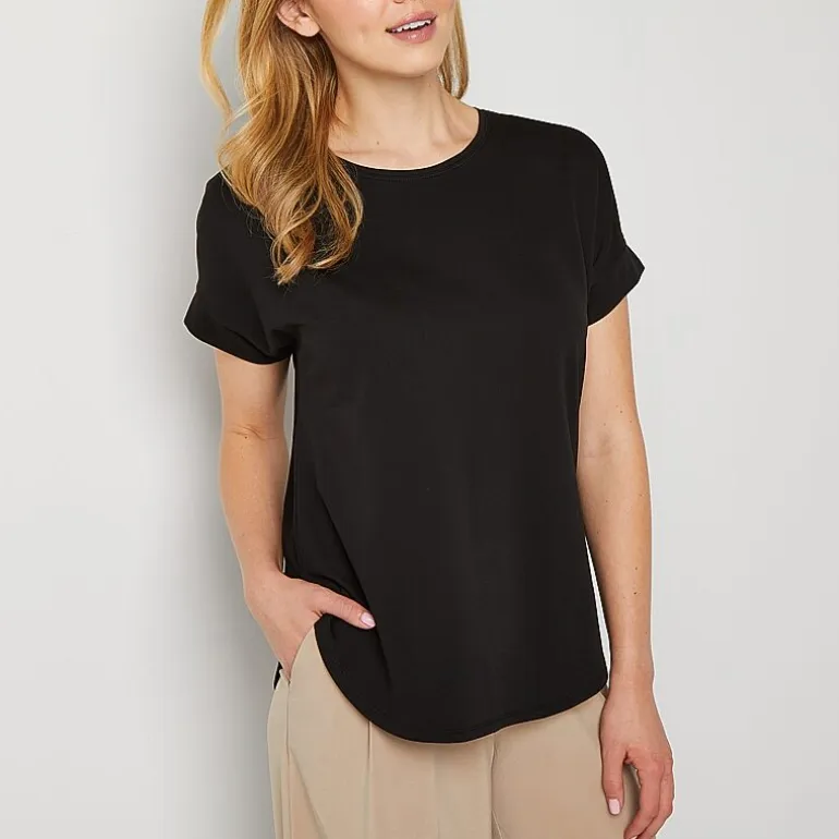 Stylus Womens Crew Neck Short Sleeve T-Shirt