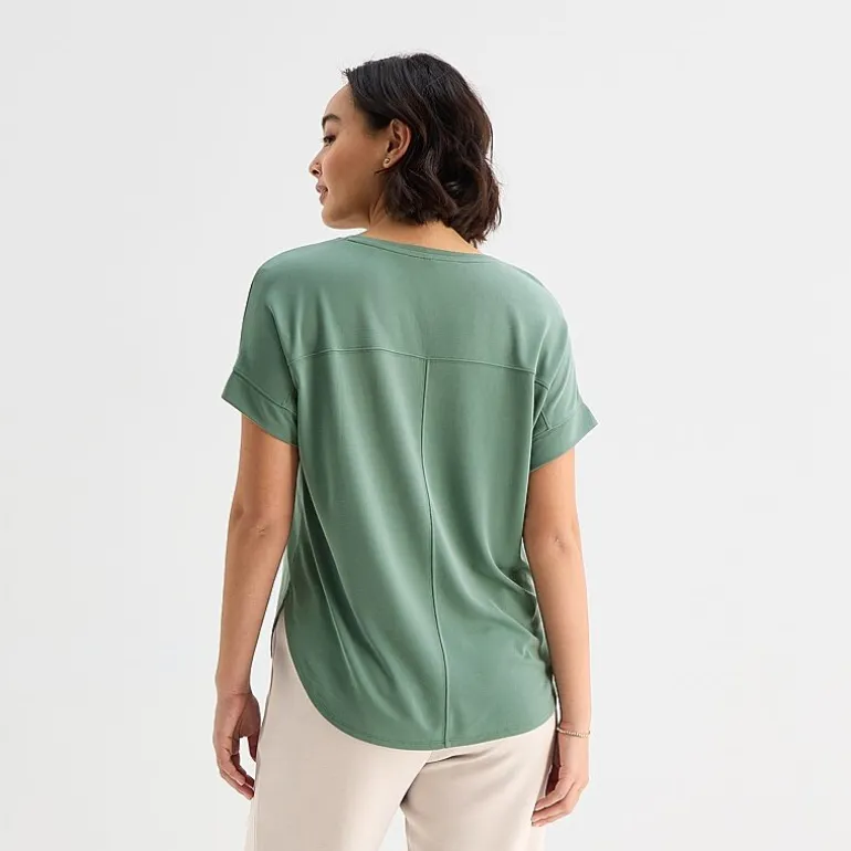 Stylus Womens Crew Neck Short Sleeve T-Shirt