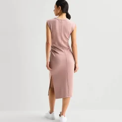 Stylus Womens Crew Neck Sleeveless Sheath Dress