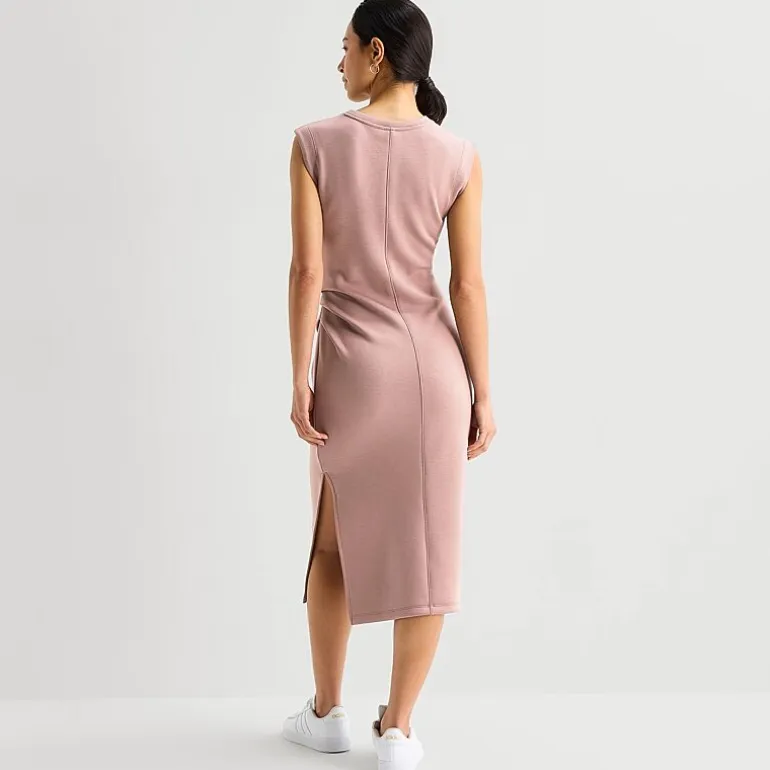 Stylus Womens Crew Neck Sleeveless Sheath Dress
