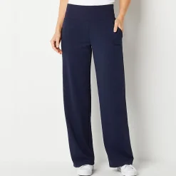 Stylus Womens High Rise Wide Leg Pant