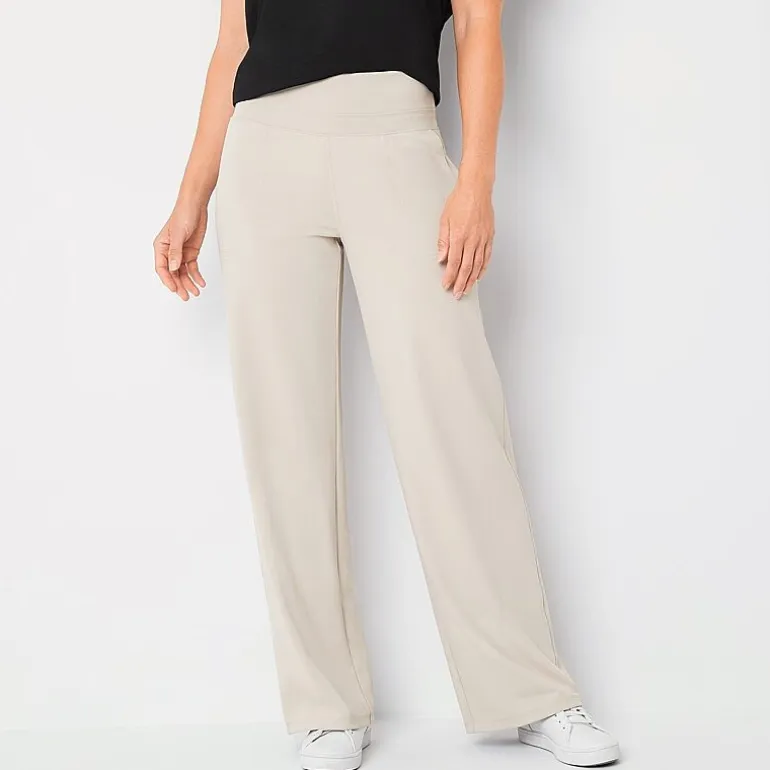 Stylus Womens High Rise Wide Leg Pant