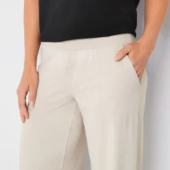 Stylus Womens High Rise Wide Leg Pant