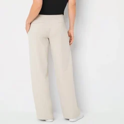 Stylus Womens High Rise Wide Leg Pant