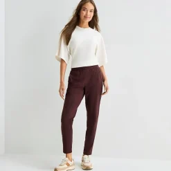 Stylus Womens Slim Mid Rise Jogger Pant