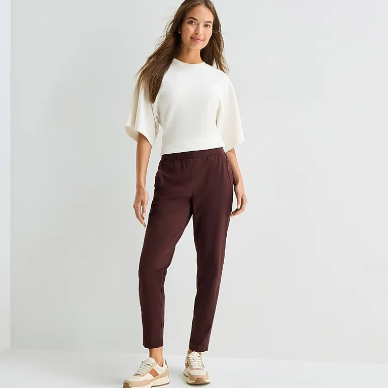 Stylus Womens Slim Mid Rise Jogger Pant