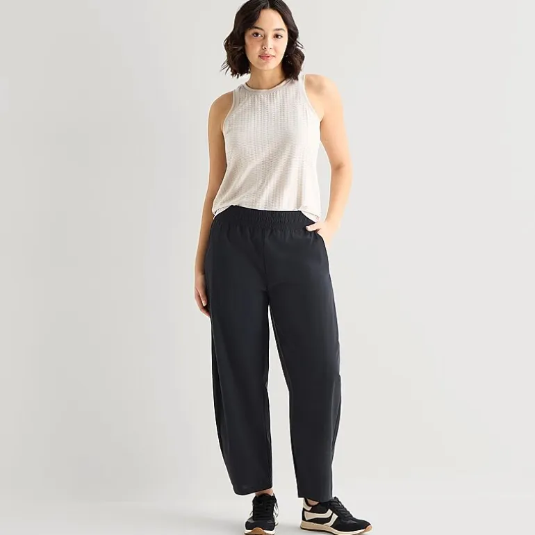 Stylus Womens Wide Leg Mid Rise Pull-On Pant