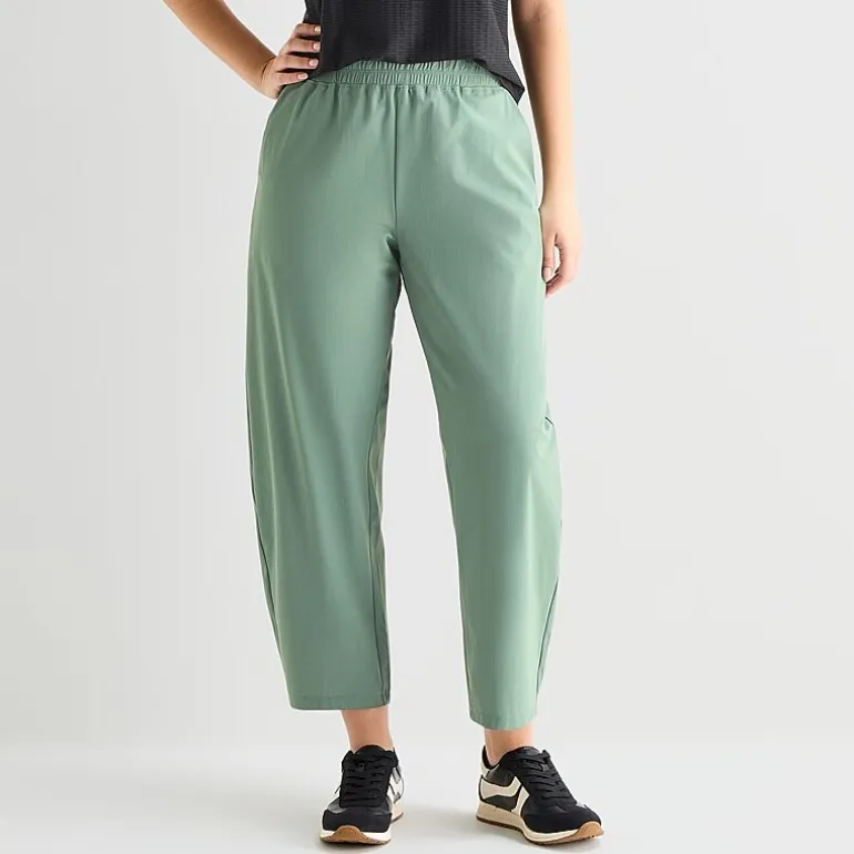 Stylus Womens Wide Leg Mid Rise Pull-On Pant