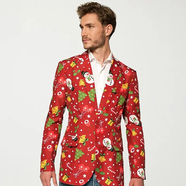 Suitmeister Light Up Christmas Mens Slim Fit Blazer