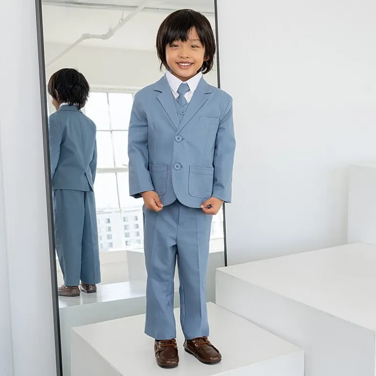 Suit the BOYZ Linen Blend Toddler Boys 5-pc. Suit Set