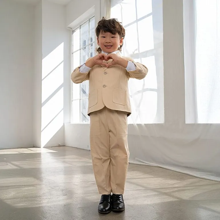 Suit the BOYZ Linen Blend Toddler Boys 5-pc. Suit Set
