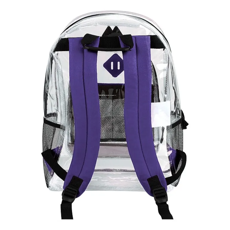 Summit Ridge Delux Clear Backpack With Mesh