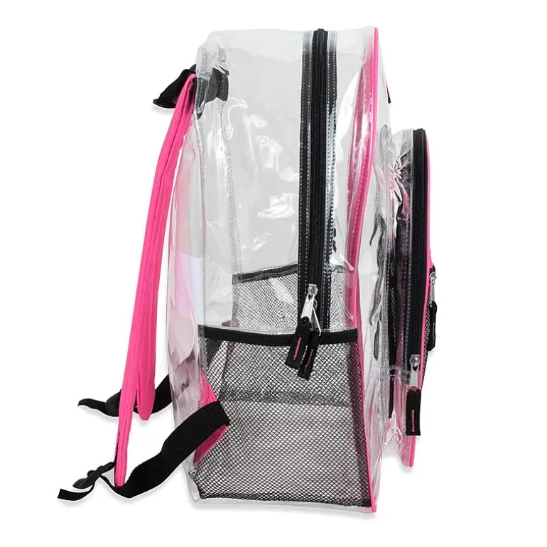 Summit Ridge Delux Clear Backpack With Mesh